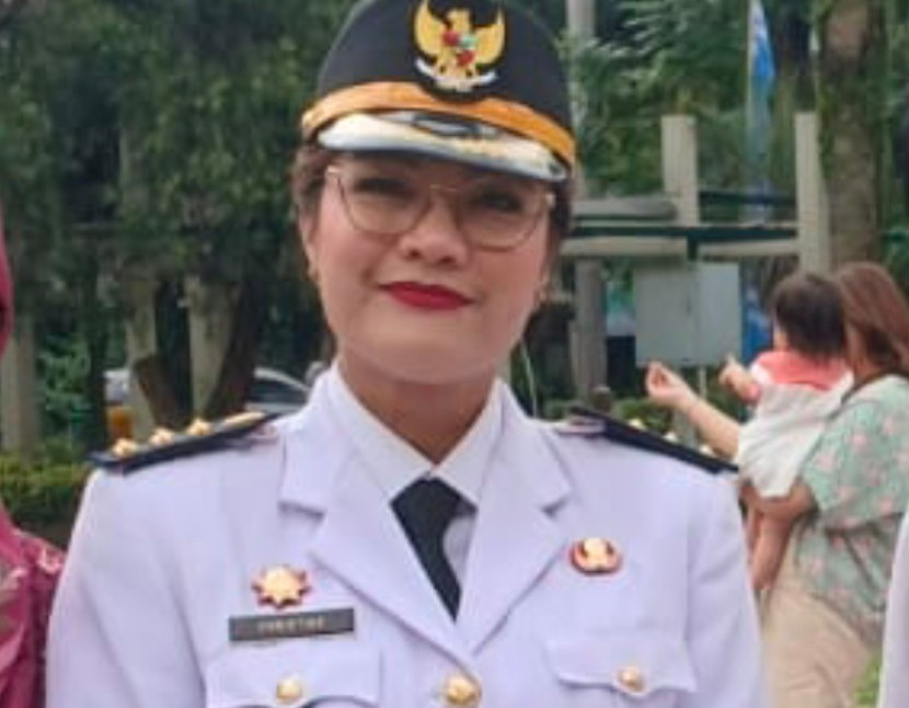 Camat Sukmajaya, Christine Desima Arthauli. (Foto: Dokumentasi) 