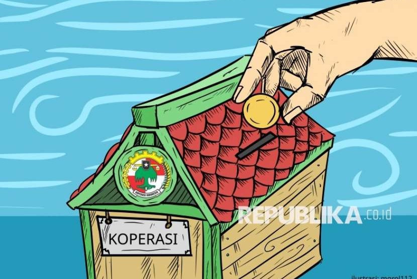 Ilustrasi, koperasi.