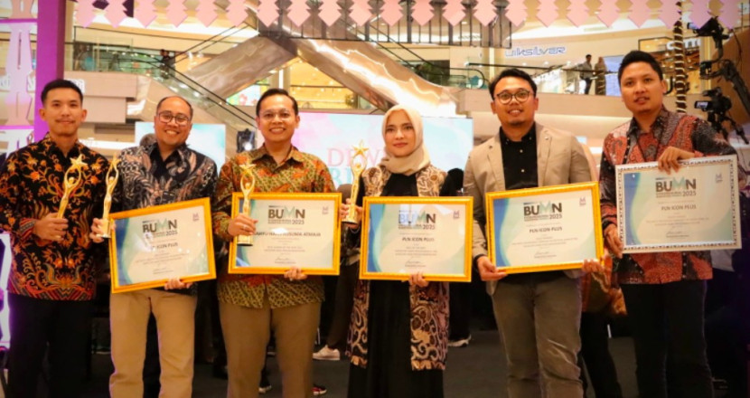 PLN Icon Plus raih 5 penghargaan ajang BUMN Entrepreneurial Marketing Awards 2025. (Foto: Dok PLN Icon Plus)