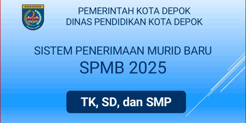 Flayer SPMB 2025 Kota Depok. (Foto: Dok RUZKA INDONESIA)