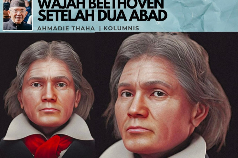 Foto Ludwig van Beethoven ditampilkan dengan kecangihan AI. (Foto: Dok RUZKA INDONESIA)
