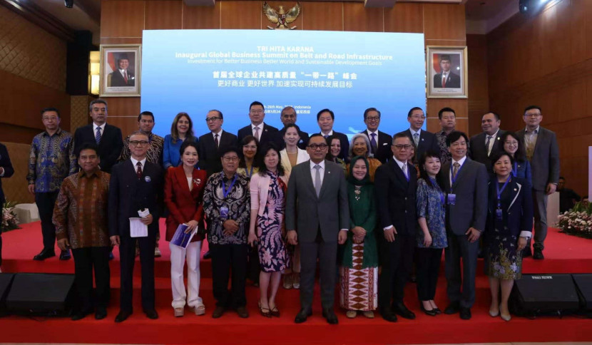 Para pemimpin bisnis mendukung pembentukan mekanisme KTT tahunan agar proyek BRI selaras dengan SDGs serta mempromosikan standar internasional dan praktik terbaik sektor swasta. (Foto: Dok RUZKA INDONESIA)