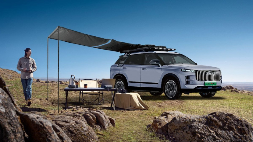 JAECOO hadirkan JAECOO J7 Discover mobil adventure dilengkapi teknologi Super Hybrid System atau SHS. Foto: JAECOO
