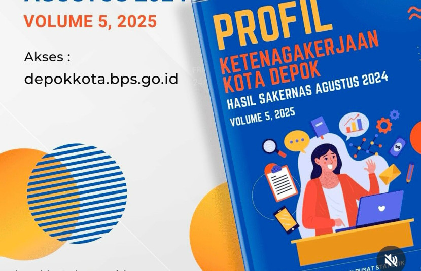 BPS Kota Depok merilis Profil Ketenagakerjaan Pemuda Kota Depok Tahun 2024. (Foto: Dok BPS Kota Depok)
