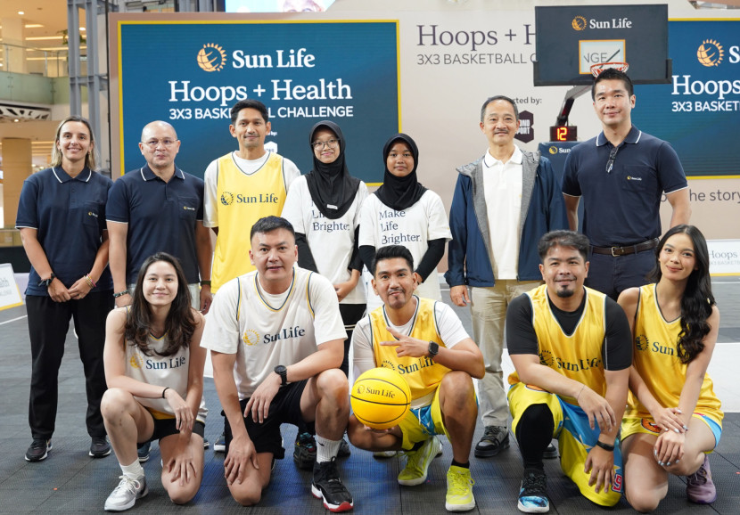 SLI gelar Sun Life Hoops+Health 3X3 Basketball Challenge
