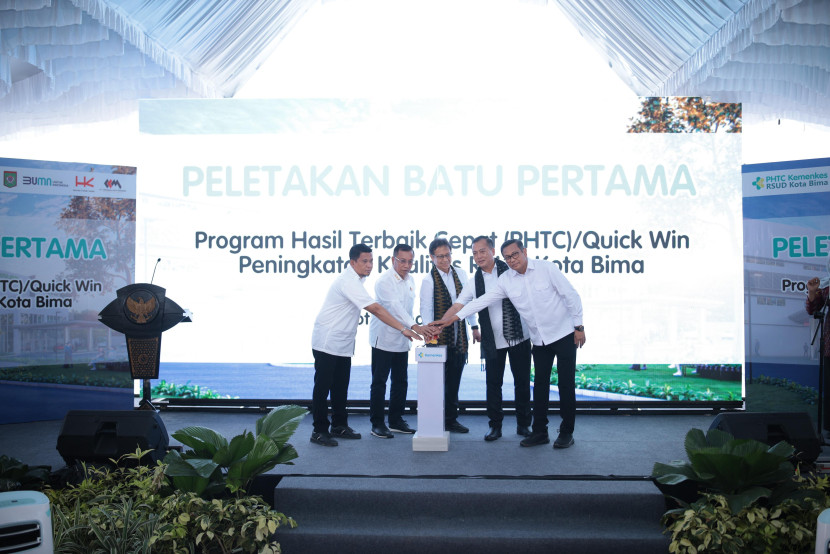 Peresmian pembangunan RSUDA Kota Bima Sumber:foto: dok Hutama Karya