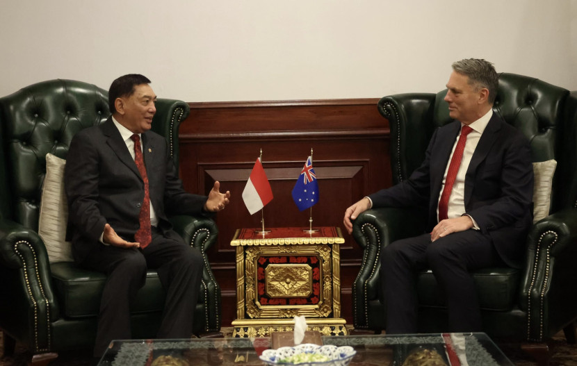 Menhan RI Sjafrie Sjamsoeddin dan Wakil PM sekaligus Menhan Australia Richard Marles. Sumber: Kemenhan