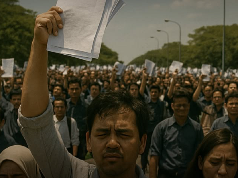 Meme sarkas yang beredar di media sosial. (Instagram)
