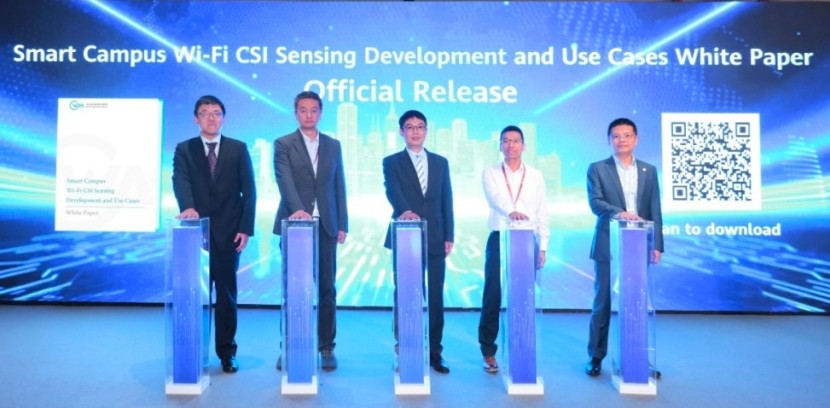 Huawei bersama World WLAN Application Alliance (WAA) dan para pelopor industri meluncurkan ulasan mendalam mengenai Pengembangan dan Studi Kasus Penginderaan Wi-Fi CSI bagi Smart Campus. (Foto: Dok RUZKA INDONESIA)