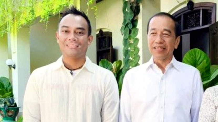 Politisi PSI Dedy Nur Palakka dan mantan Presiden Joko Widodo. (Foto: Dok RUZKA INDONESIA)