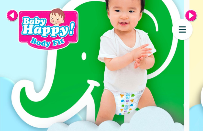 Baby Happy Diapers, merek popok bayi unggulan dari WINGS Care. (Foto: Dok WINGS Care)