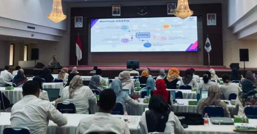 Kegiatan Peningkatan Kapasitas Kelembagaan Statistik Sektoral Tahun 2025, yang digelar di Balai Kota Depok, Rabu (11/06/2025). (Foto: Dok Diskominfo Kota Depok)