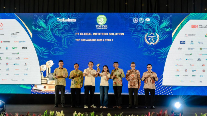 GIS Meraih penghargaan sebagai Top CSR Award 2025 Sumber:foto istimewa