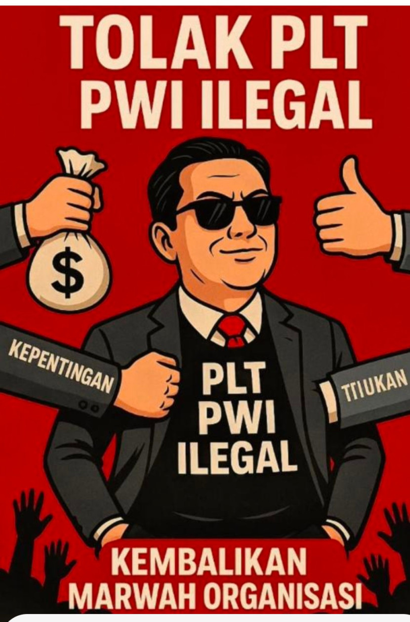 Foto ilustrasi Plt PWI Ilegal. (Foto: Dok RUZKA INDONESIA)