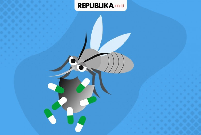 Ilustrasi. Nyamuk malaria. Gambar: Republika