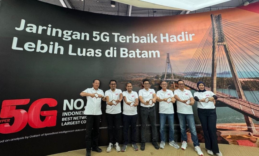 Peluncuran Hyper 5G oleh Telkomsel dan Ericsson di Batam, Kepulauan Riau, Senin (16/6/2025). (Foto Dok Ruzka/Erickson)
