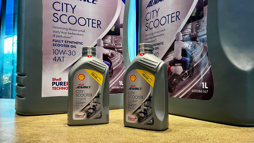 Pelumas Shell Advance City Scooter Varian 10W-40 (Doc. Motoresto).