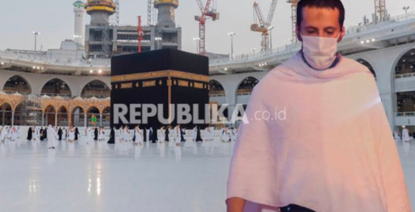 Foto ilustrasi seorang jemaah haji. (Foto: Dok REPUBLIKA)