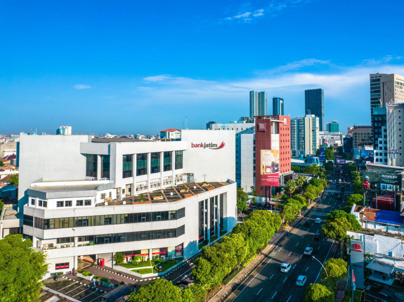 Kantor pusat Bank Jatim (ilustrasi). Foto: Dok. Humas Bank Jatim