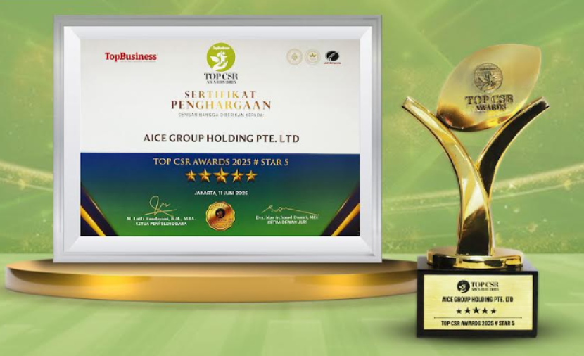 Penghargaan TOP CSR Awards 2025 dok Aice