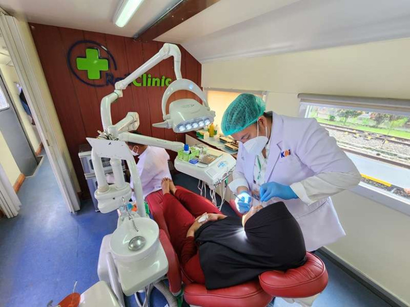 engobatan Gratis di Rail Clinic PT KA. Foto: Humas Jabar
