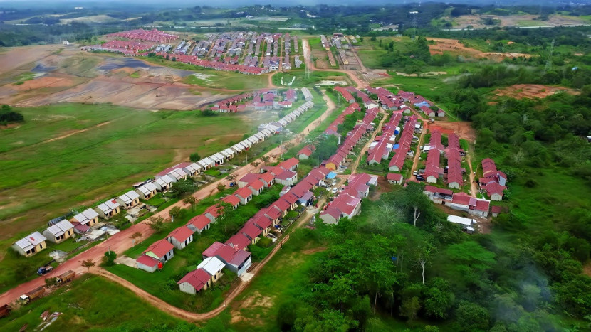 Perum Bukit Batakan Permai 3, Balikpapan Timur via drone. (Sekitarkaltim.ID)
