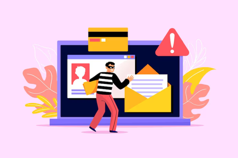 E-mail palsu jadi ancaman dunia pelayaran niaga (Ilustrasi). Sumber: Freepik