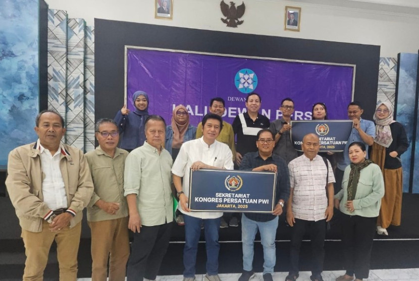 Rapat gabungan perdana SC) dan OC Kongres Persatuan PWI 2025 digelar di Hall Dewan Pers, Jakarta, Senin (23/06/2025). (Foto: Dok RUZKA INDONESIA)