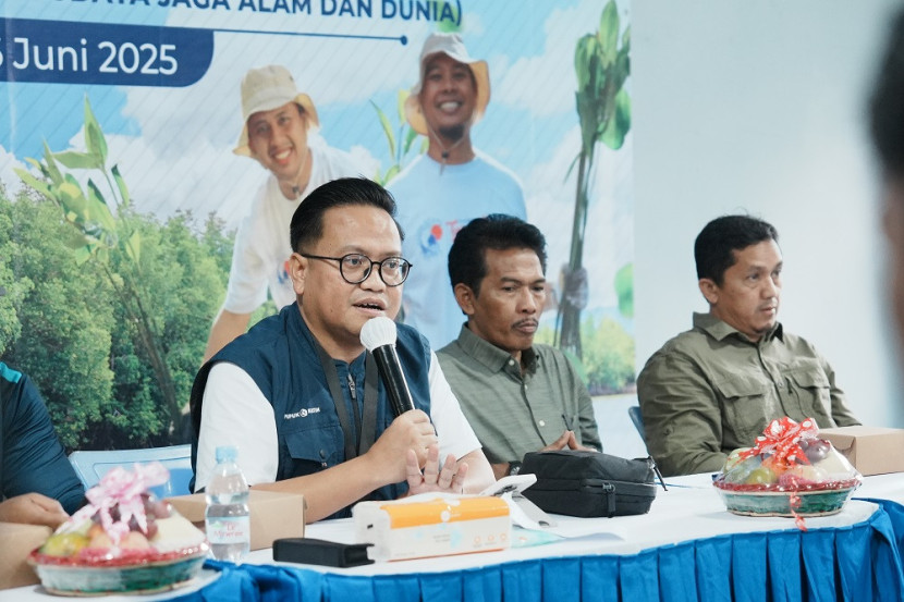 Pupuk Kaltim beri pelatihan warga Gusung, Bontang ihwal Budidaya mangrove. (PKT)