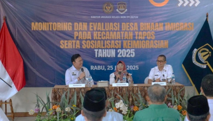 Kantor Imigrasi Depok memperkuat peran pencegahan melalui Program Desa Binaan Imigrasi di Kecamatan Tapos. (Foto: Dok Imigrasi Depok)