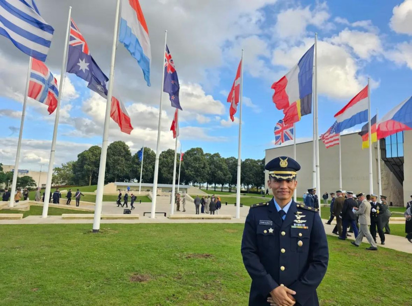 Mayor Pnb Fahmi Aldila Firdaus lulus pendidikan dari War College Paris. Sumber: Dispenau