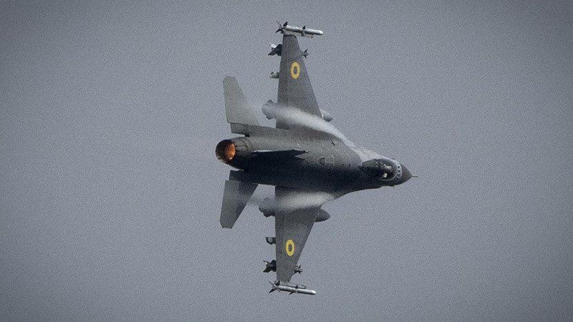 Jet tempur F-16 Ukraina. Sumber:AP