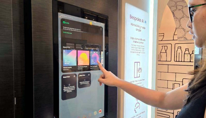 Kulkas Samsung Bespoke AI with Family Hub. (Foto: Dok RUZKA INDONESIA)