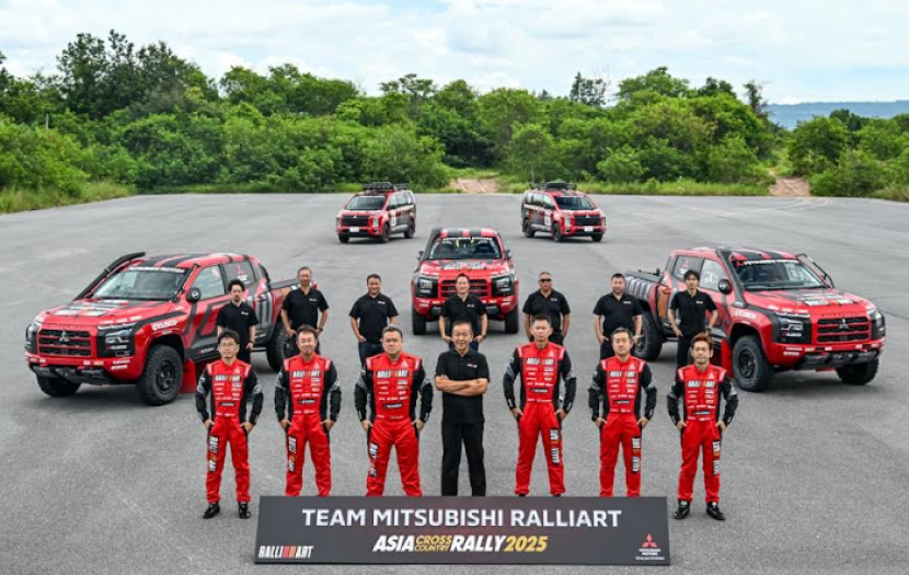 Andalkan Triton, Tim Mitsubishi Ralliart Siap Berlaga di Asia Cross Country Rally 2025