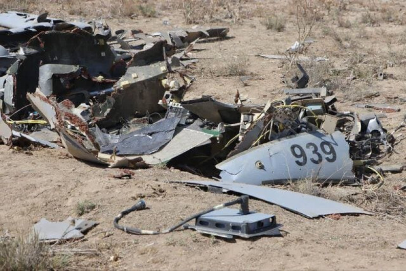Puing drone Hermes 900 dengan nomor seri 939 ditemukan di wilayah Iran. Sumber: Defence Blog