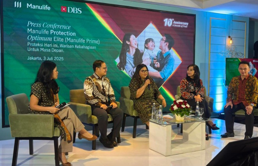 PT Asuransi Jiwa Manulife Indonesia (Manulife Indonesia), bersama Bank DBS Indonesia, resmi meluncurkan Manulife Protection Optimum Elite (Manulife PRIME). (Foto: Dok Manulife Indonesia) 