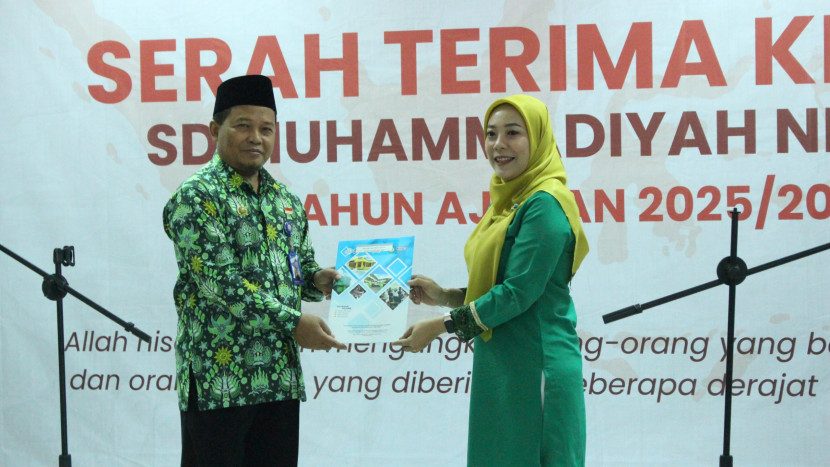 Serah terima siswa siswi SD Muhammadiyah Nitikan kelas 1 Tahun Ajaran 2025/2026
