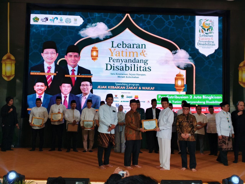Bersama Kemenag RI, Laznas PYI Berkontribusi dalam Kegiatan Nasional Lebaran Yatim dan Disabilitas