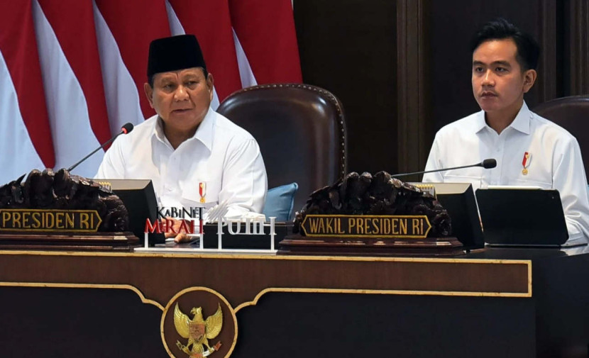 Presiden Prabowo Subianto dan Wakil Presiden Gibran Rakabuming Raka. (Foto: Setkab RI)