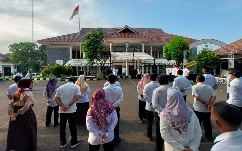 Apel pagi di Kecamatan Tapos, Kota Depok. (Foto: Dok Diskominfo Kota Depok)