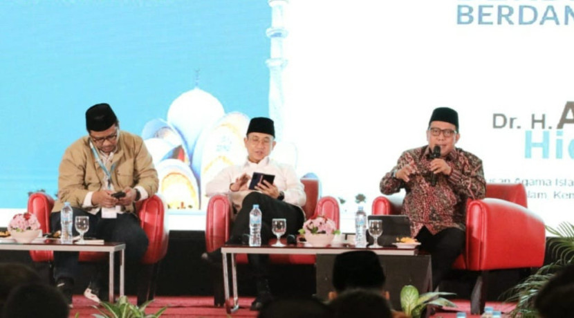 Sarasehan Kemasjidan dan Lokakarya Nasional Badan Kesejahteraan Masjid, yang diselenggarakan Kemenag di Jakarta, Senin (7/5/2025). (Dok. Kemenag)