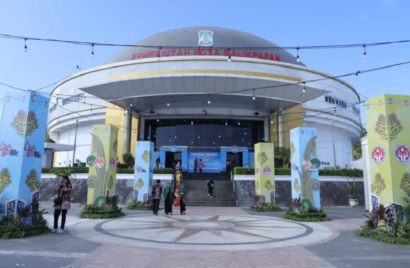 Puncak peringatan HUT ke-45 dihelat di DOME Balikpapan. (Diskominfo)