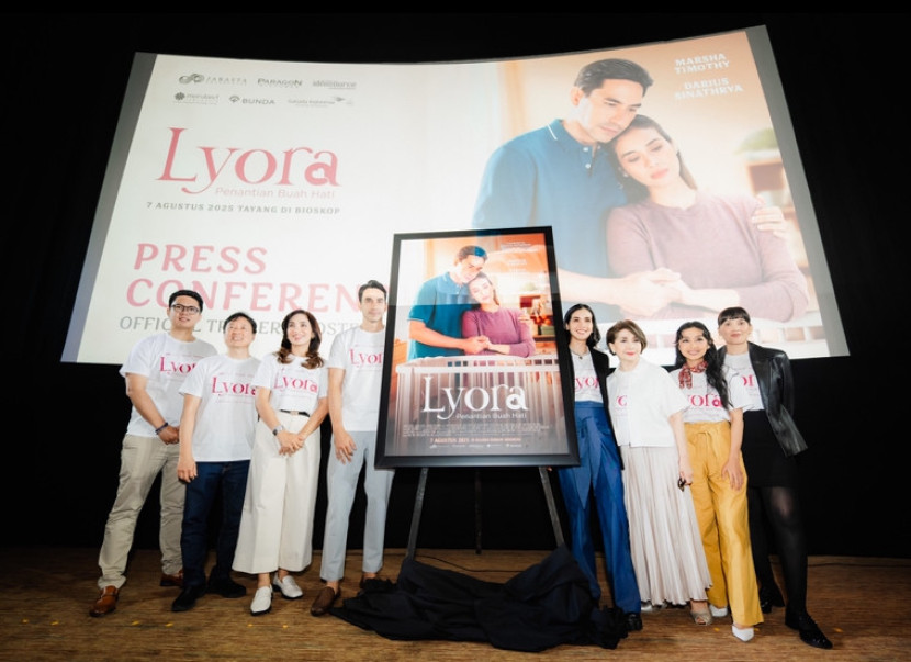 Peluncuran trailer dan poster Lyora. (Poplicist)