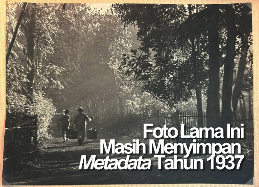 Foto berjudul Sinar Pagi (Ochtendgloren) karya anggota Preanger Amateur Fotografen Vereeniging (sekarang Perhimpunan Amatir Foto Bandung) pada tahun 1987. KANGJEPRET/ WAG PAF Bandung