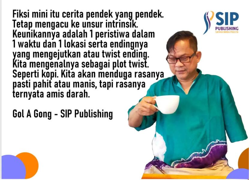 Menulis 10.000 Fiksi Mini. (FOTO: Dok, Gol A Gong)