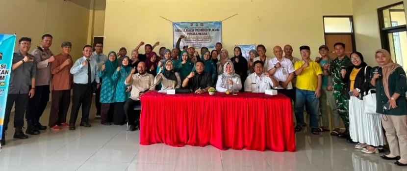 Peluncuran Posbankum Kelurahan Depok Jaya, Rabu (09/07/2025). (Foto: Dok Diskominfo Kota Depok)