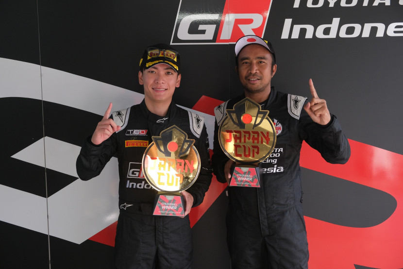Seita Nonaka dan Haridarma Manoppo Raih Kemenangan Ganda di GT World Challenge Asia Japan Cup 2025 seri ke-3 dan ke-4 (Doc. Toyota).