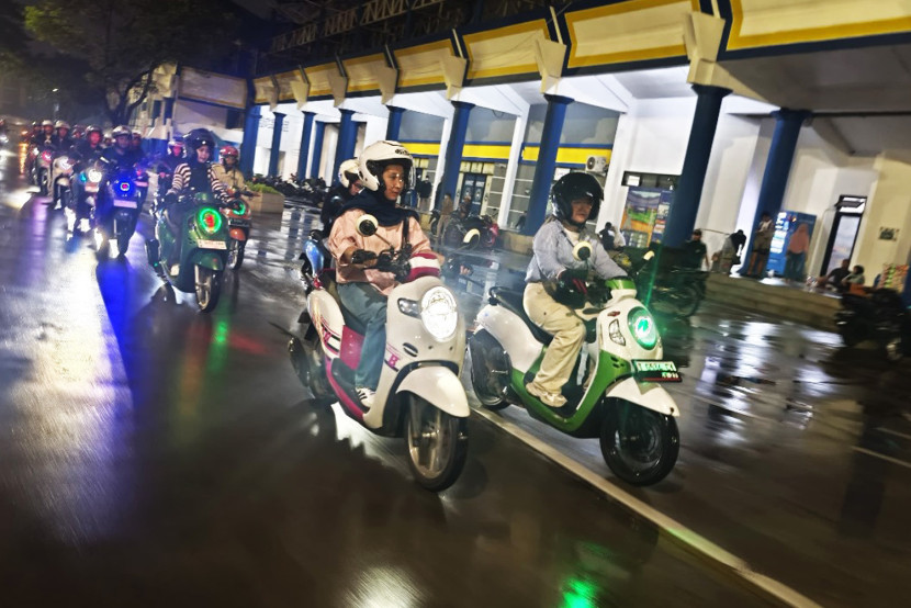 Rolling City Bersama Komunitas Honda Scoopy (Doc. PT Wahana Makmur Sejati).