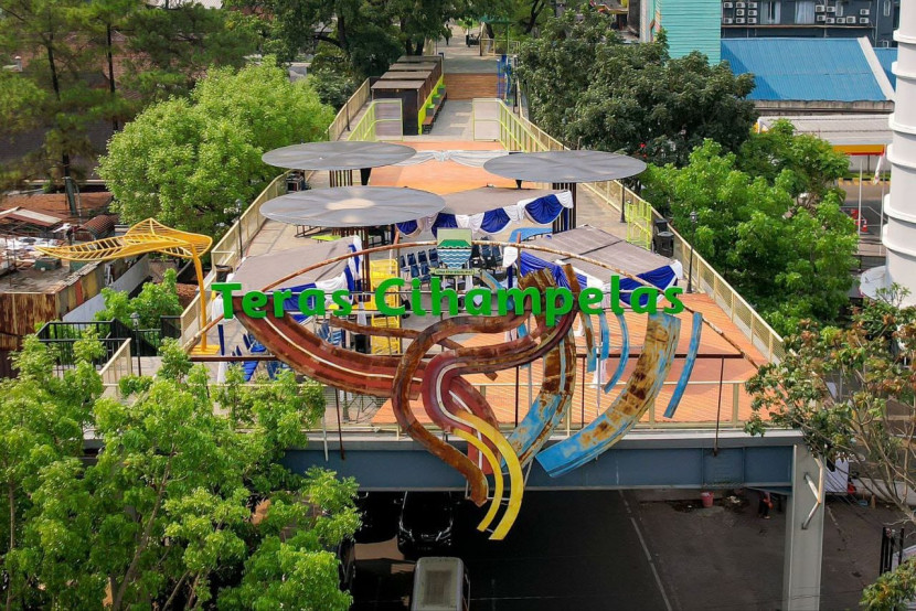Teras Cihamplas, di Jalan Cihampelas, Kota Bandung. Foto: Humas Kota Bandung