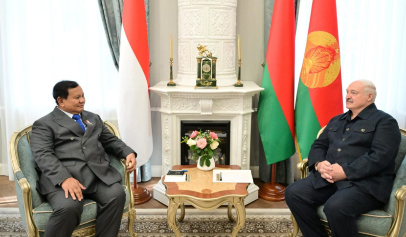 Presiden Prabowo menggelar pertemuan hangat dengan Presiden Republik Belarus, Aleksandr Lukashenko. (BPMI Setpres/BelTa)